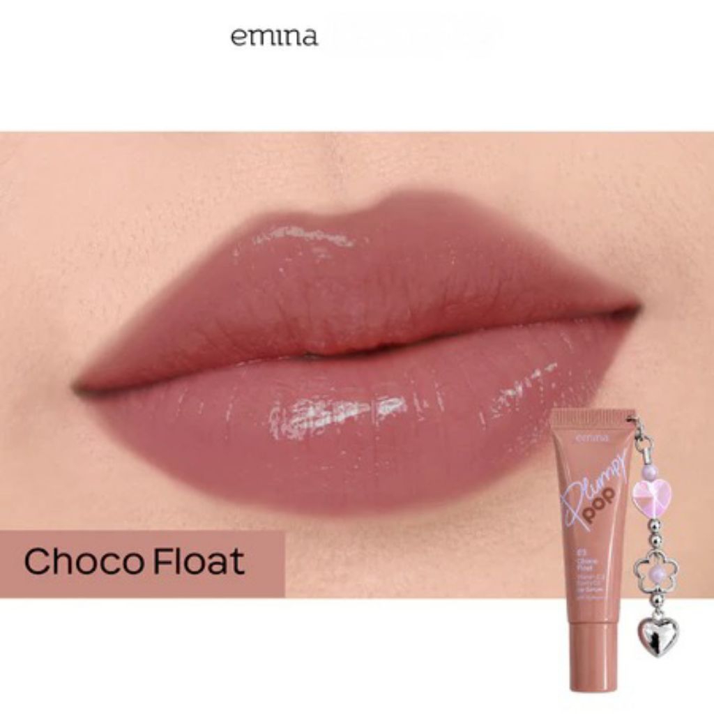 Emina Plumpy Pop Lip Serum SPF50 PA++++ 7gr - 03 Choco Float<br/>