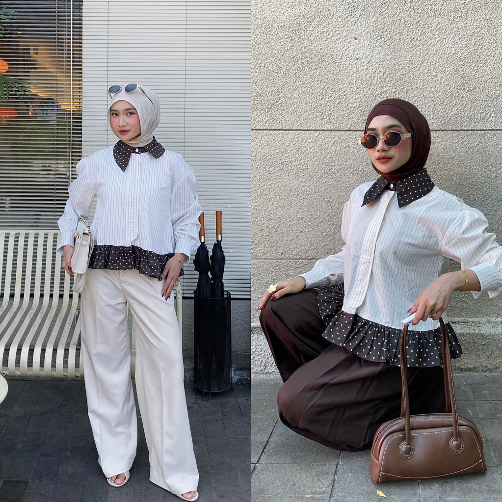 SORA POLKA BLOUSE