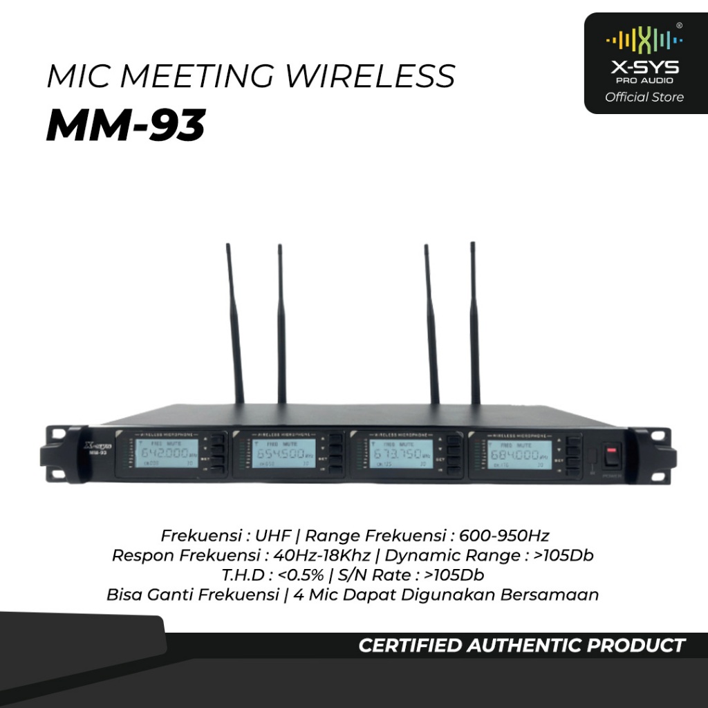 MIC MEETING WIRELESS XSYS MM93