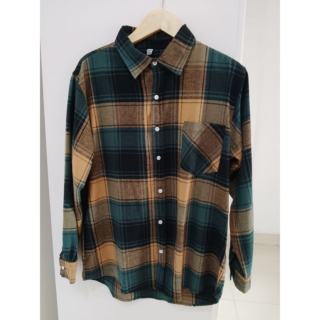 kemeja flannel Brande