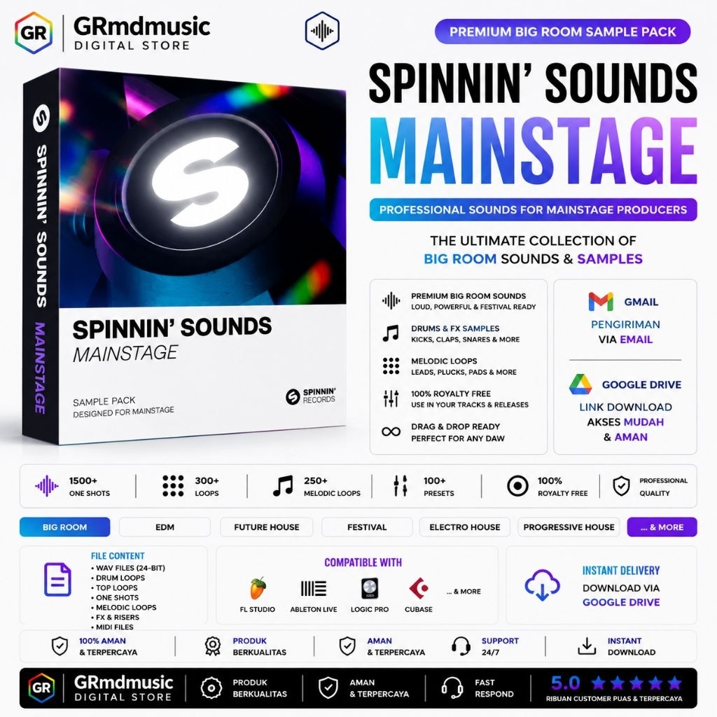 Spinnin’ Sounds – Mainstage (WAV)