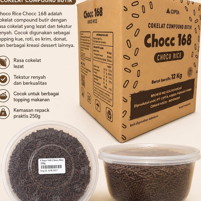 Meses Chocc 168 Repack 250g