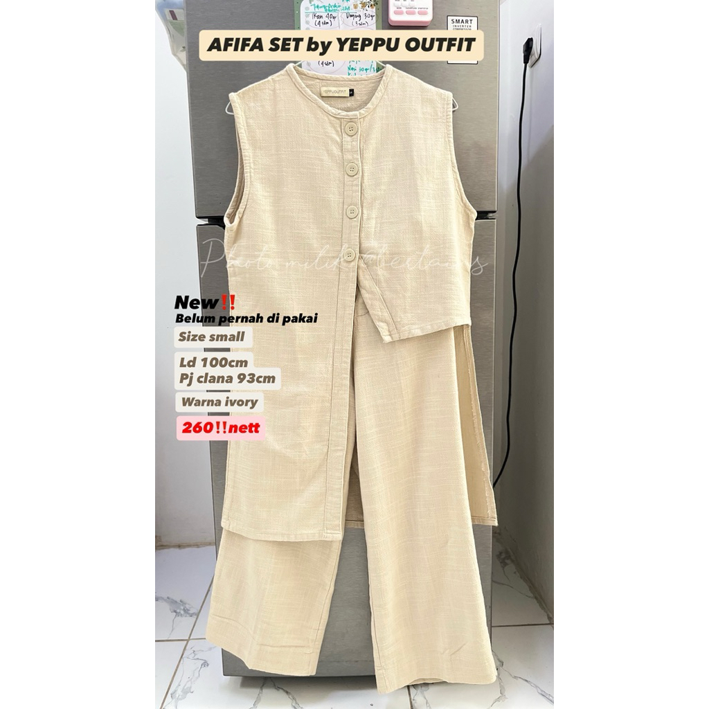 AFIFA SET YEPPU OUTFIT SIZE SMALL