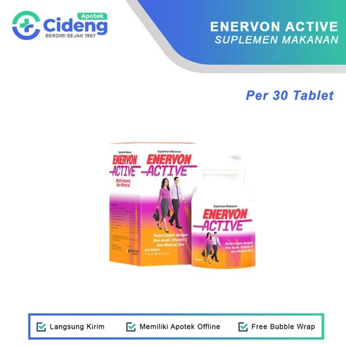 Enervon Active Suplemen Kesehatan - Strip / Botol