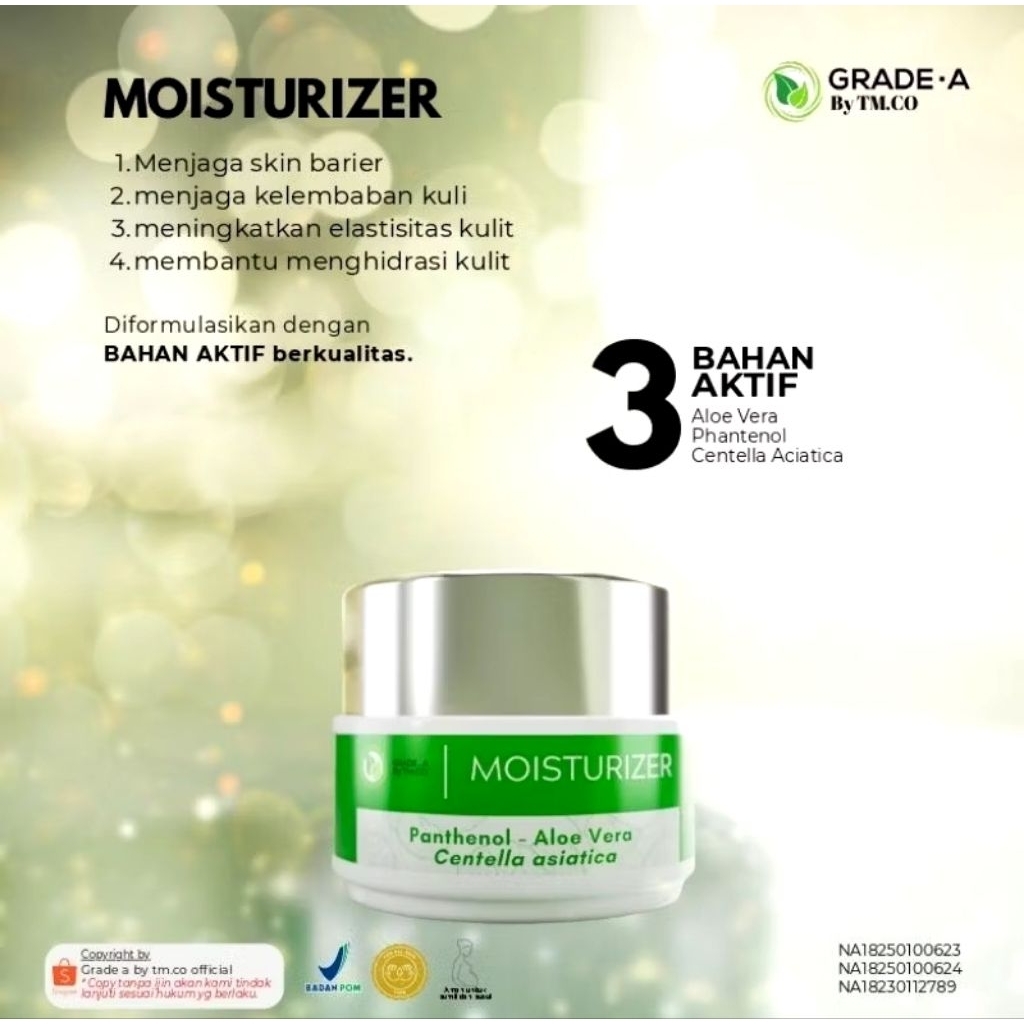 Moisturizer Grade a by tmco