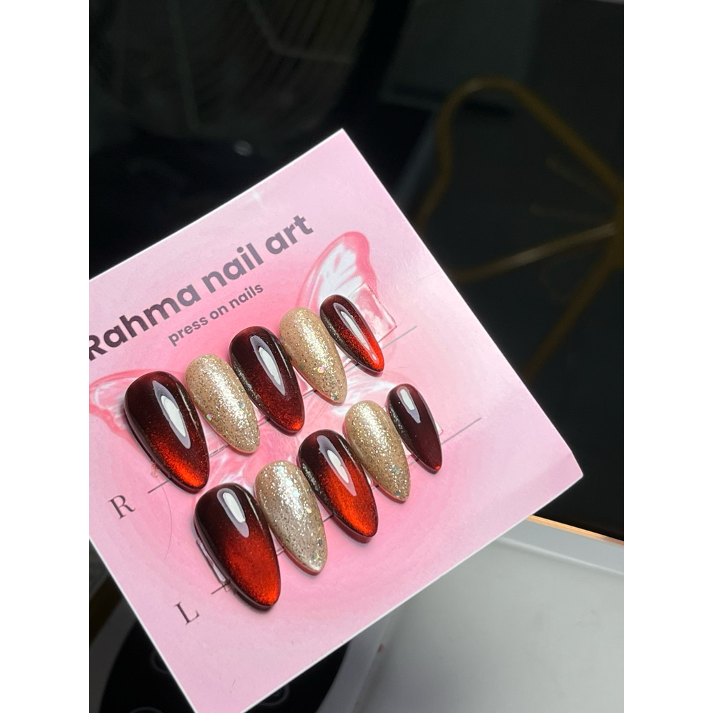 pres on nail