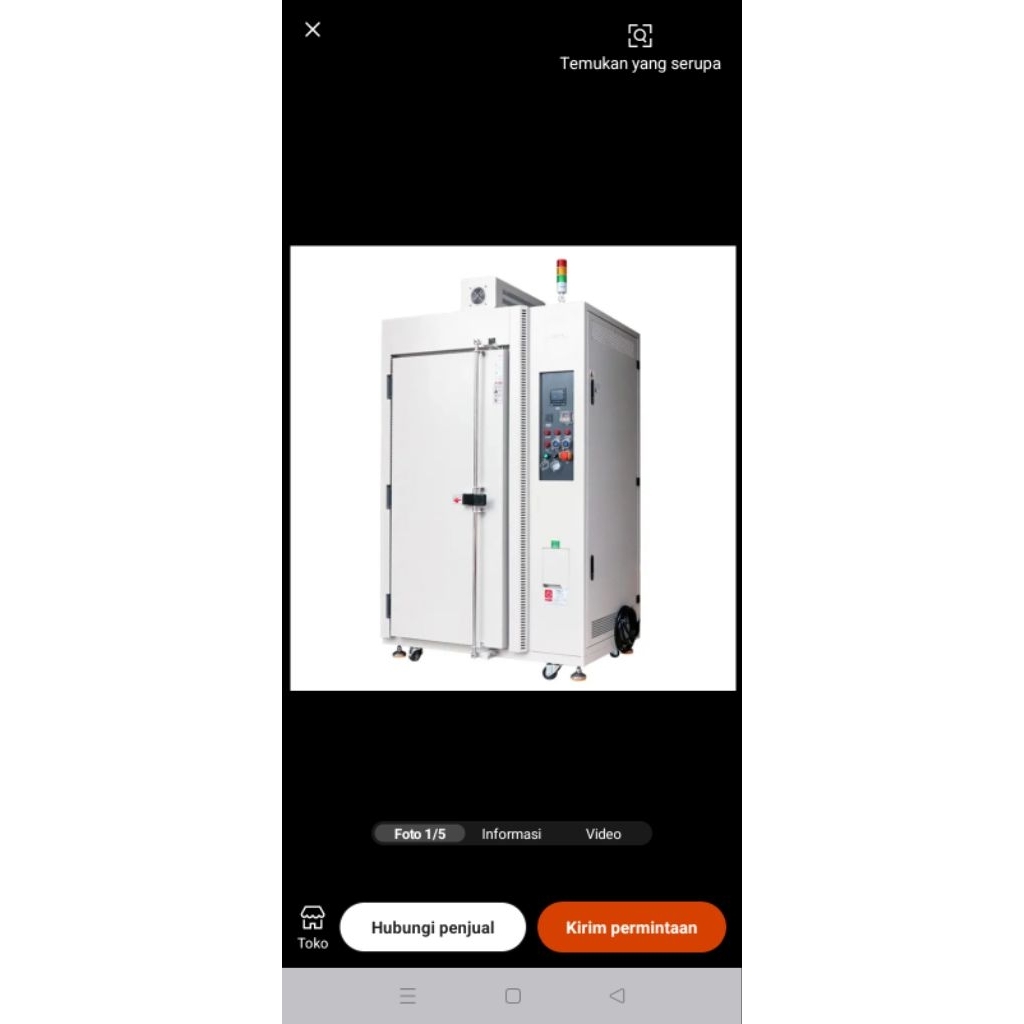 pharmaceutical Oven capacity 2000 L