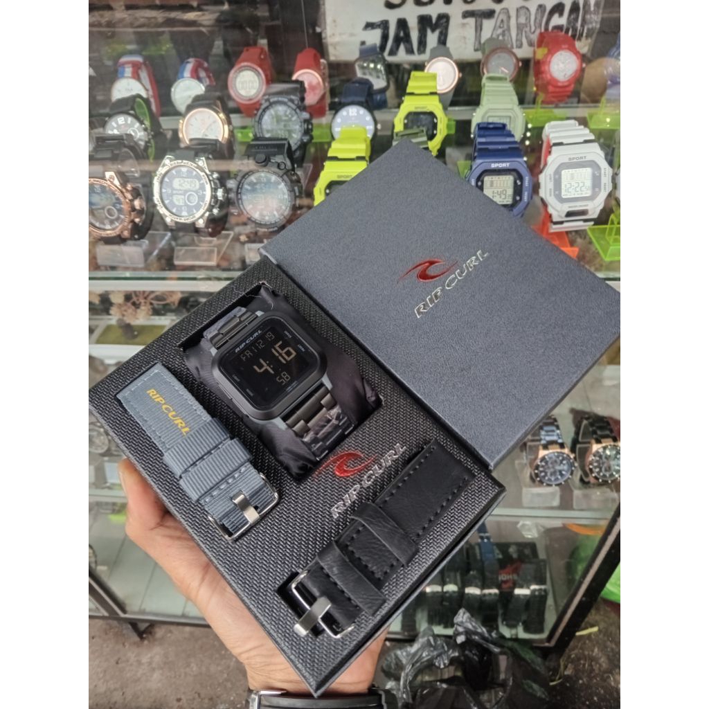 JAM TANGAN RIPCURLL DIGITAL FULL SET