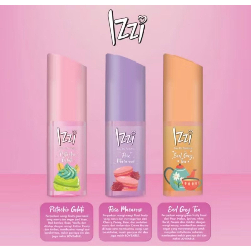 Izzi Eau de toilette rose macaroon