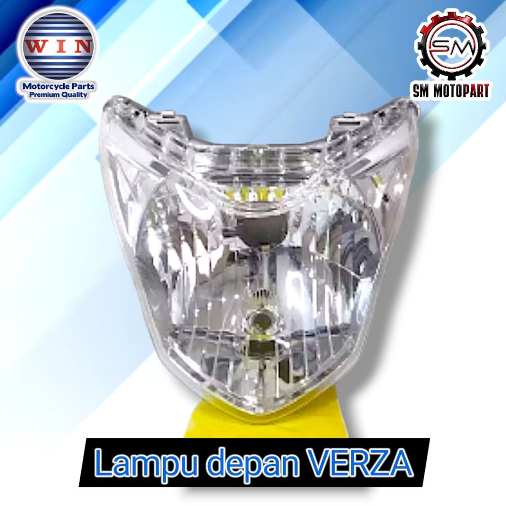 WIN LAMPU DEPAN HEADLAMP REFLEKTOR VERZA