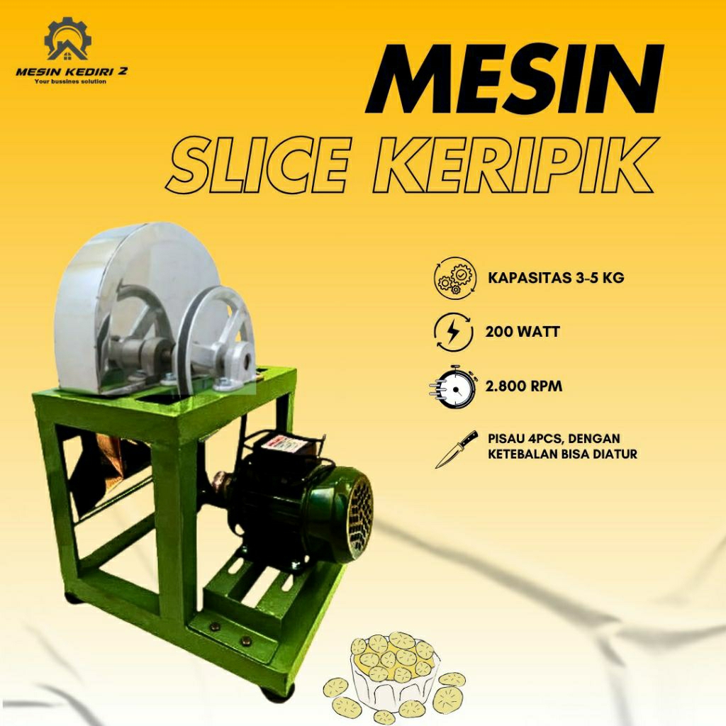 Mesin slice krepik
