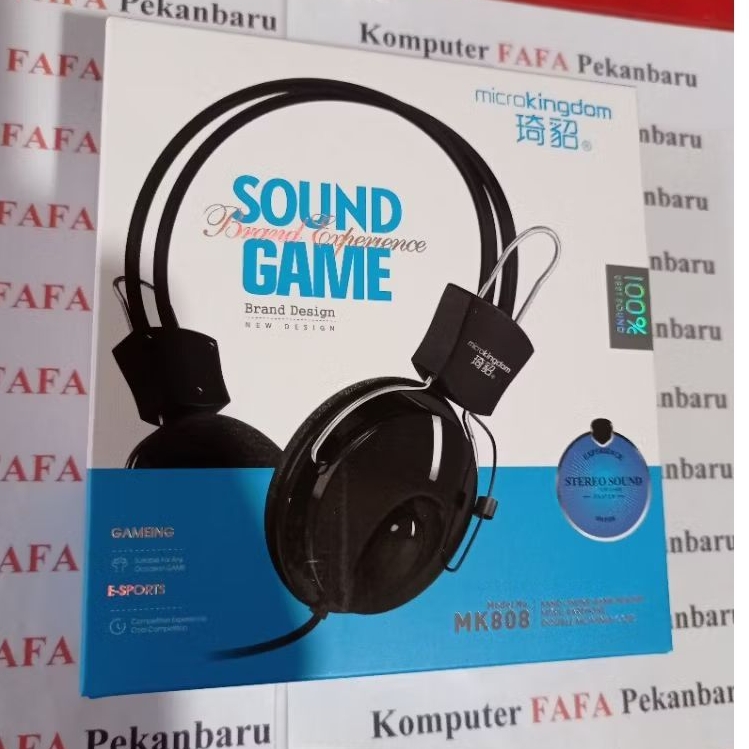 Headset Micro Kingdom Sound Game