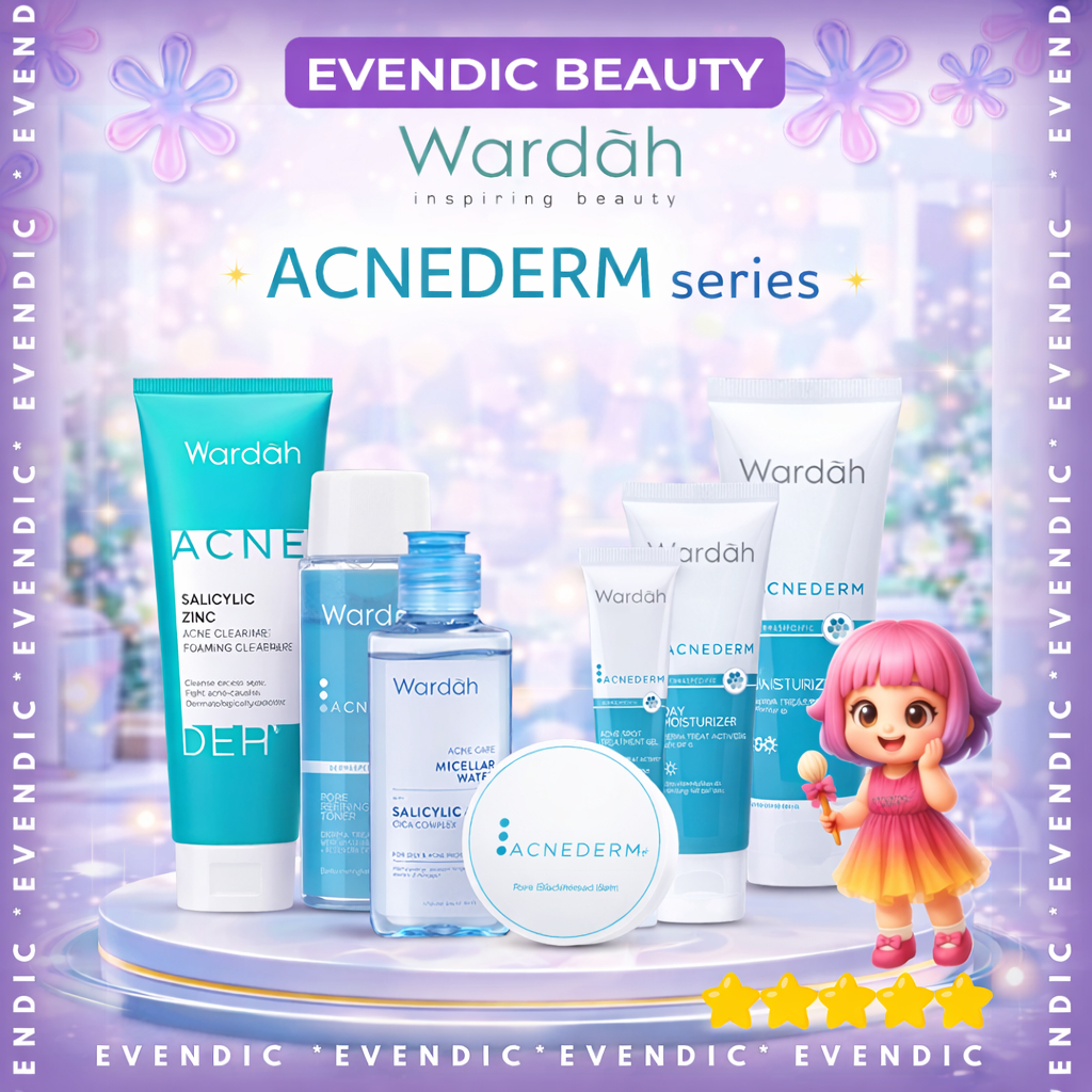WARDAH ACNEDERM | BLAKCHEAD|CLEANSEAR|CREAM|TONER