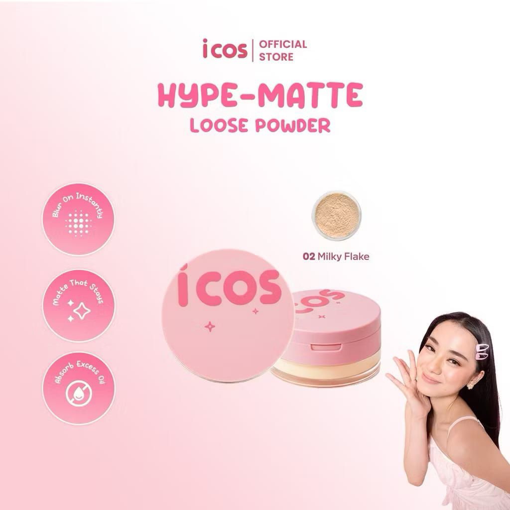Hype-Matte Loose Powder Milky Flake