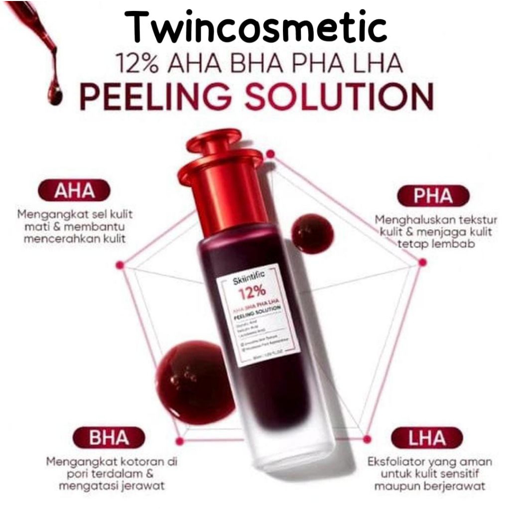 SKINTIFIC AHA BHA PHA LHA Peeling Solution 30 ml