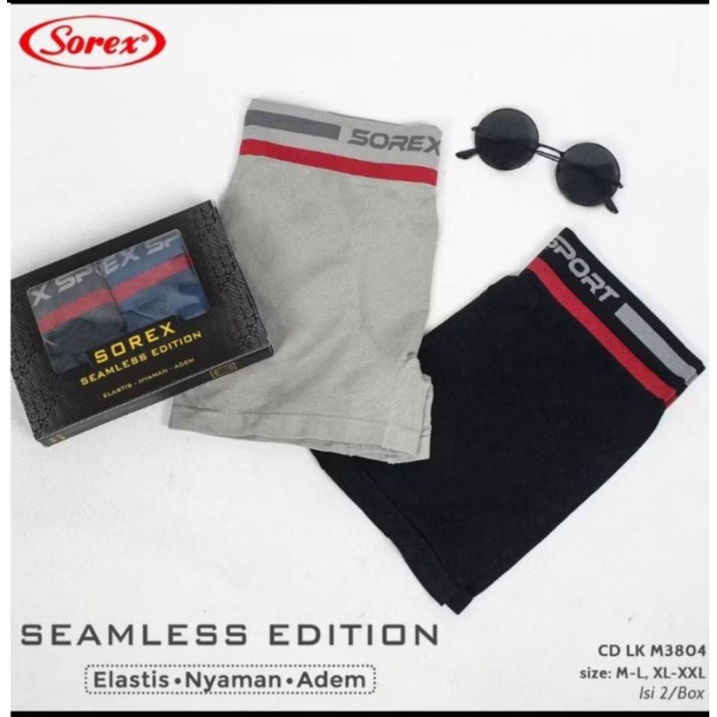 2pcs Boxer Sorex. Sorex Man Seamless Trunk