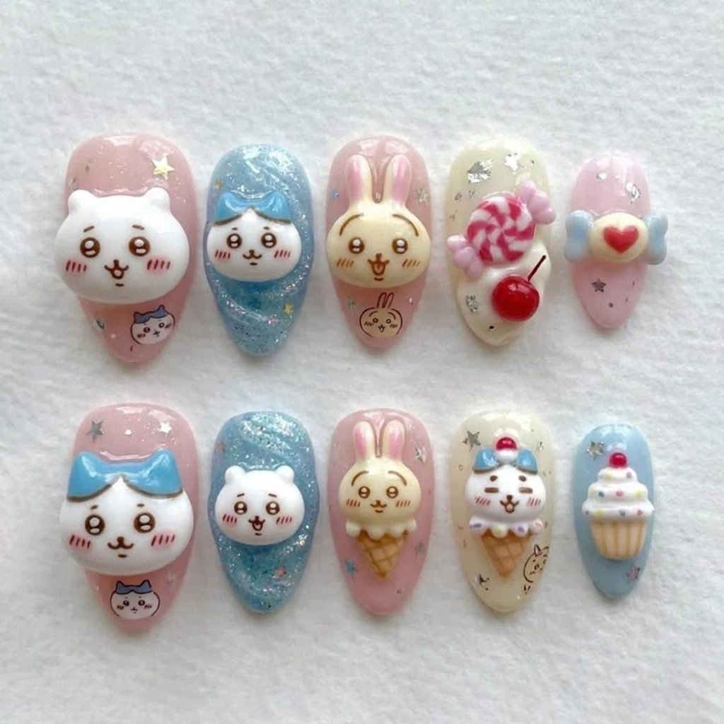 CHIIKAWA CANDY PRESS ON NAIL