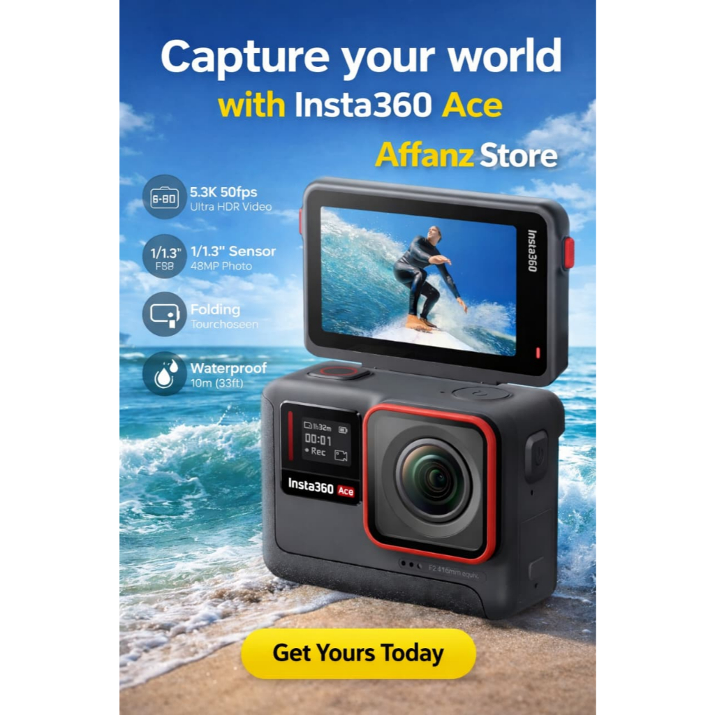 ACTION INSTA 360 ACE LIKE NEW