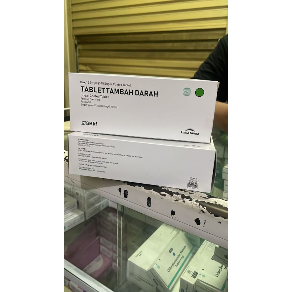 tambah darah tablet 100tablet perbox