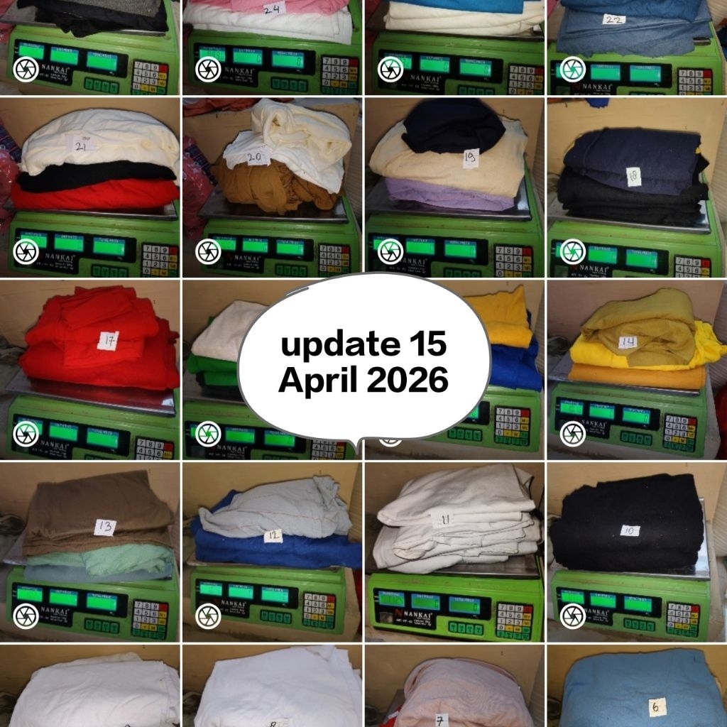 KAIN KATUN COMBED KAOS KILOAN MURAH