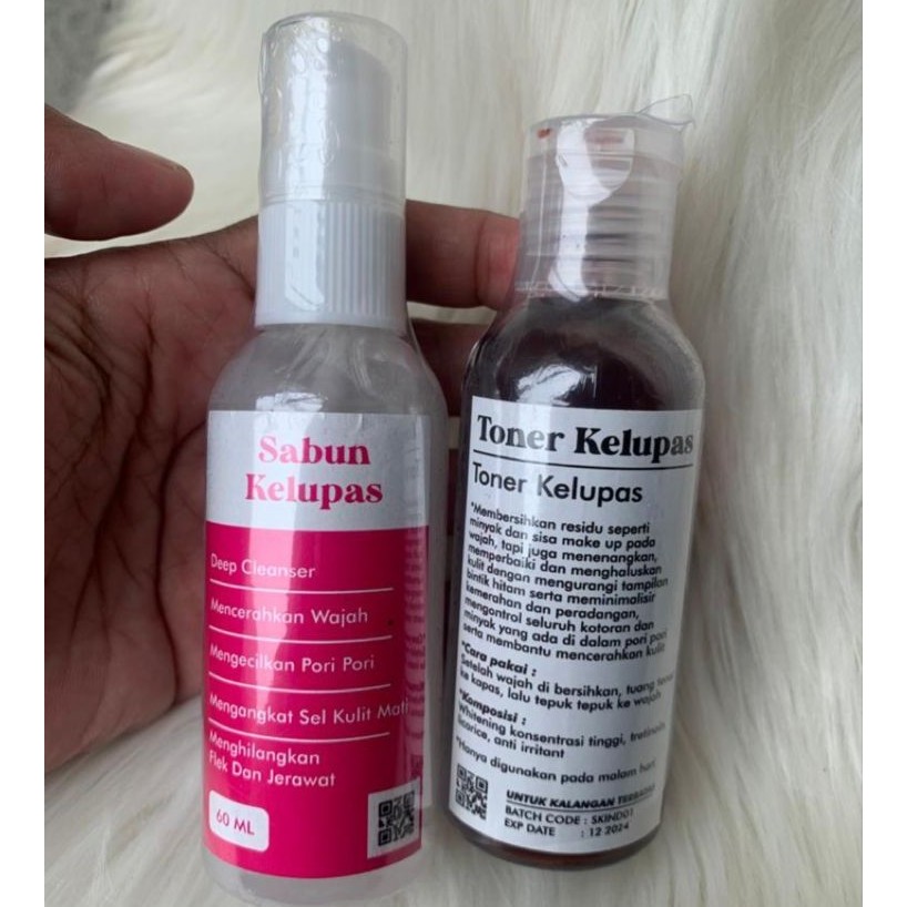 COD SABUN & TONER KELUPAS PINK 60 ML