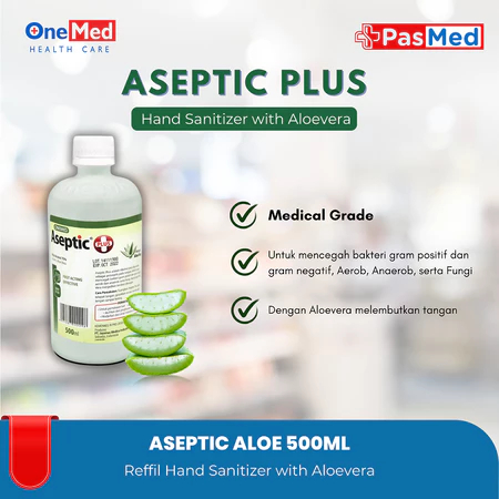 Aseptic Plus Aloe Refill 500ml Onemed