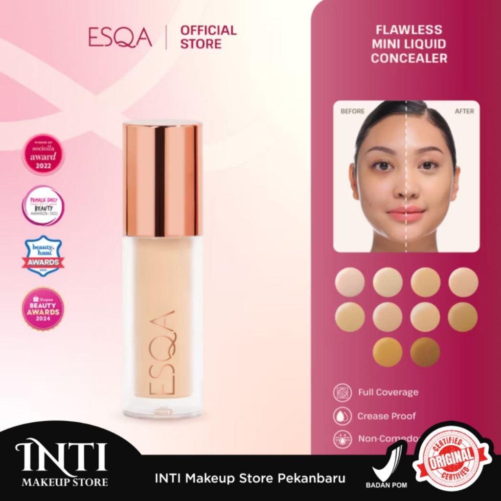 INTIMAKEUP - ESQA FLAWLESS LIQUID CONCEALER 5GR