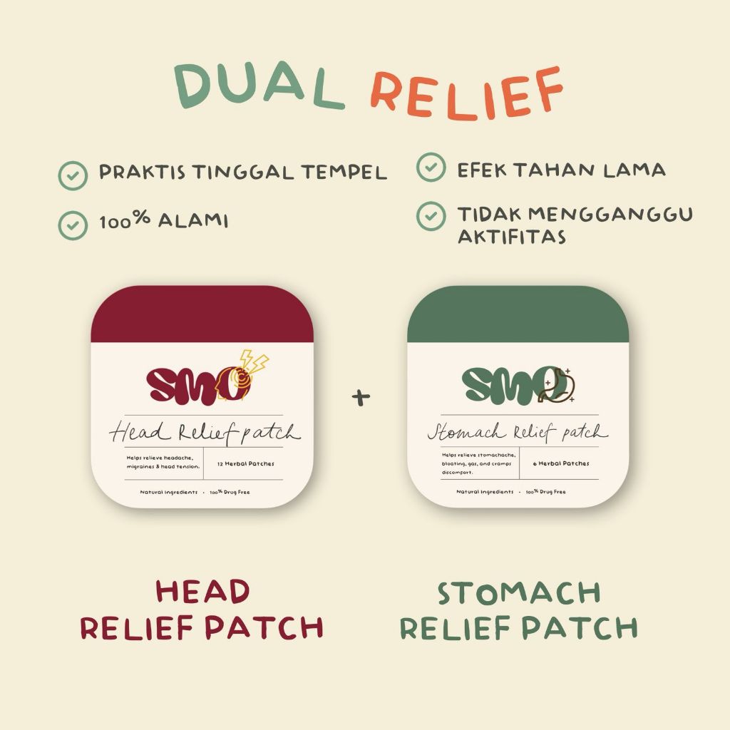 DUAL RELIEF bundle 10% OFF ( LEBIH HEMAT )
