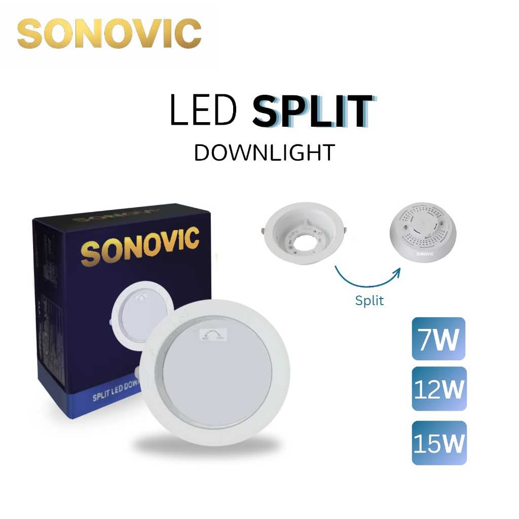 SONOVIC LED SPLIT DOWNLIGHT KAP INBOW + LED