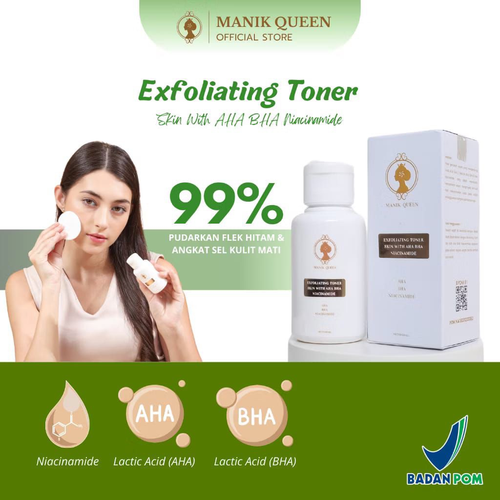MANIK QUEEN EXFOLIATING TONER 60ML