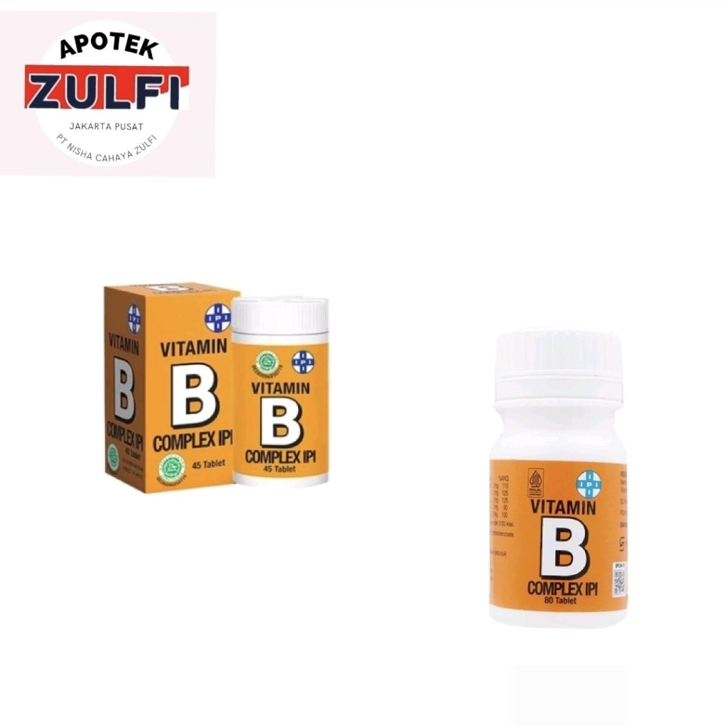 VITAMIN B COMPLEX 1 BOTOL ISI 45 TABLET