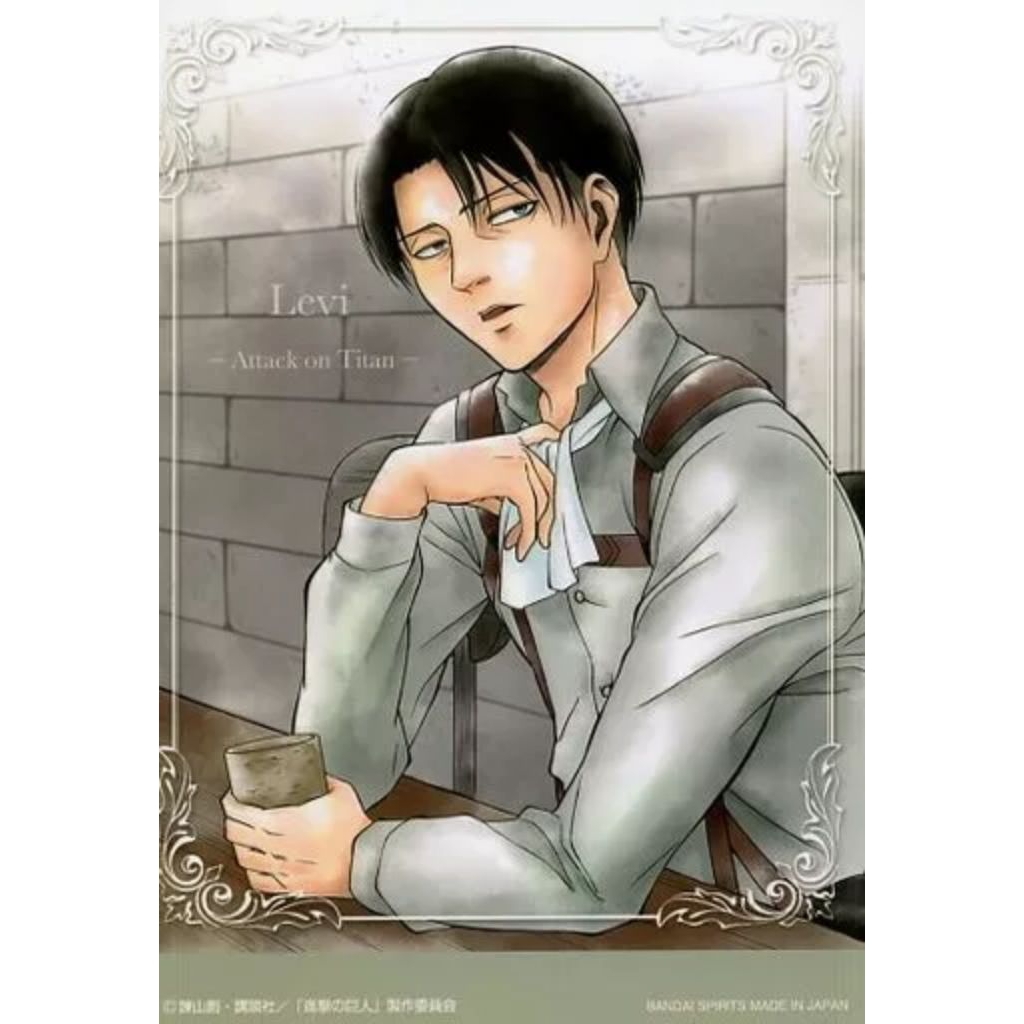 Official Postcard Attack on Titan - Levi Ackerman