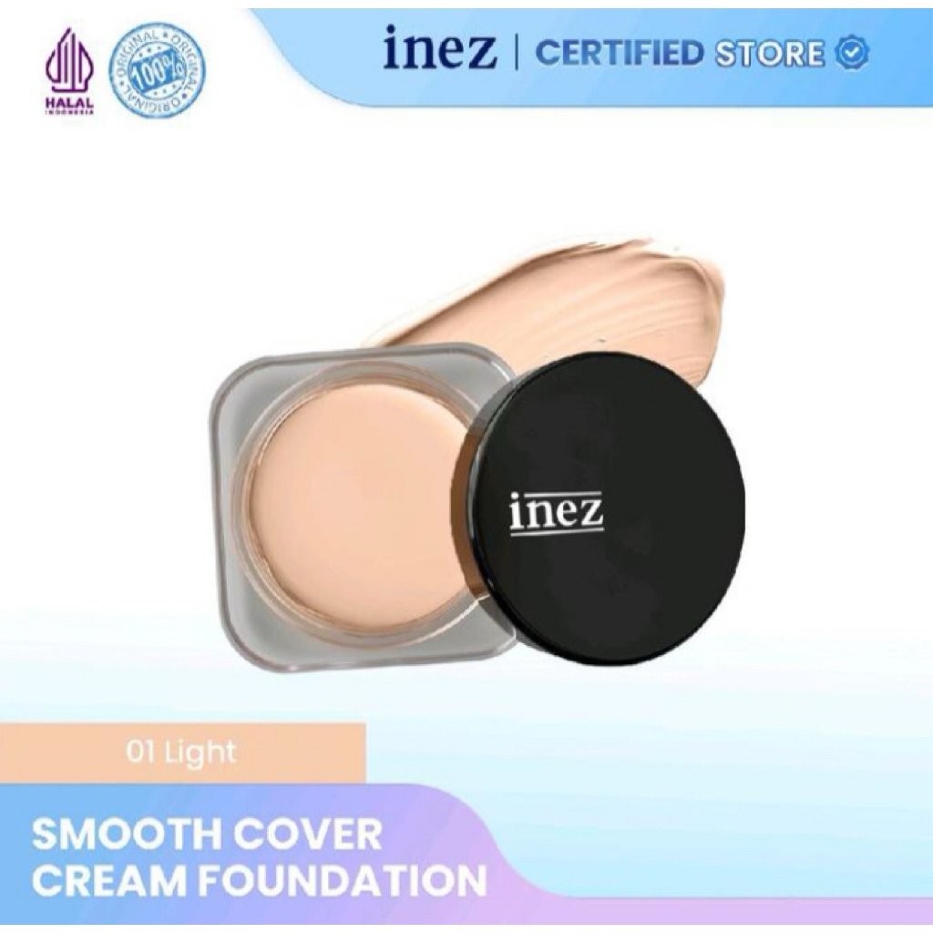 inez smooth cover cream foundation