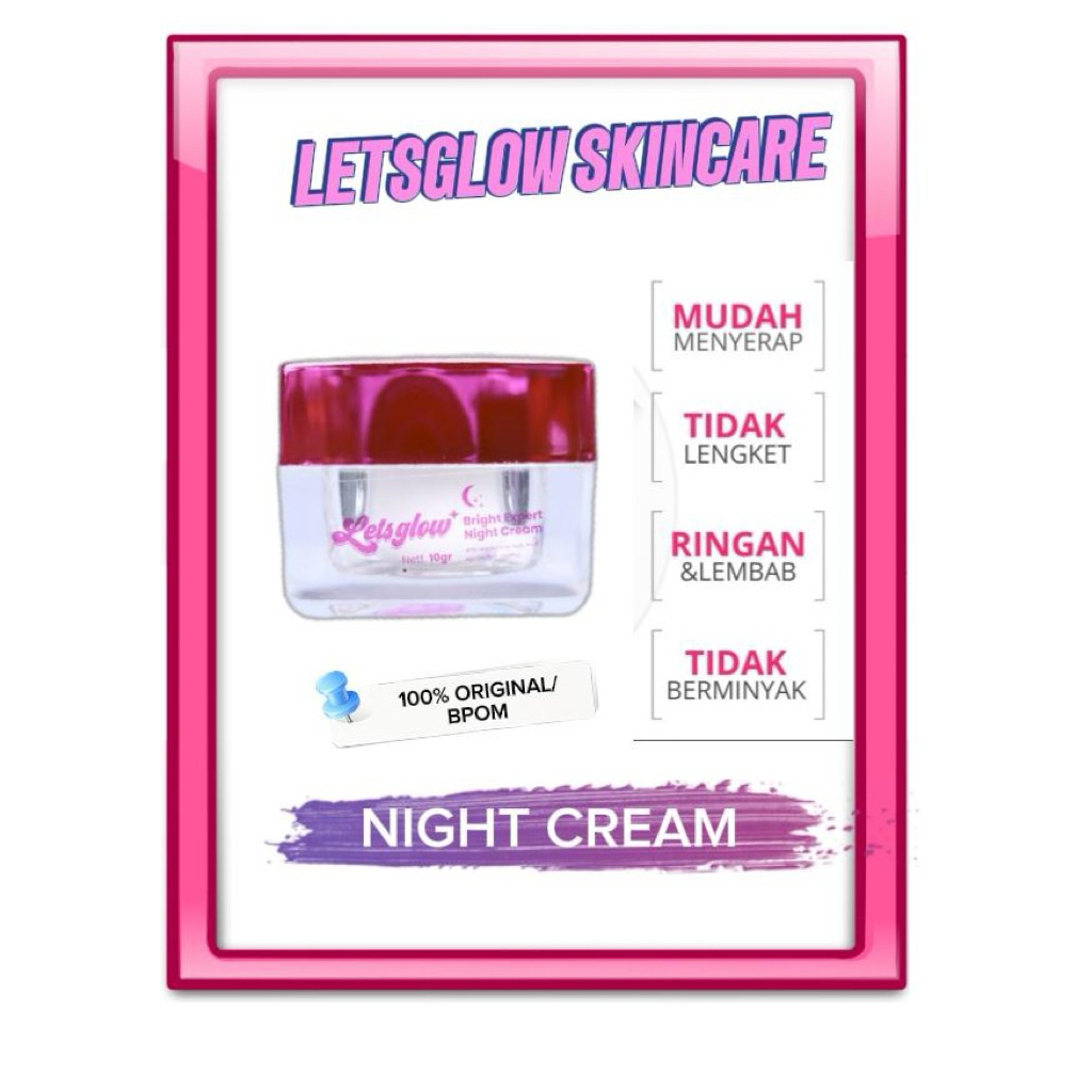 NIGHT CREM LETSGLOW SKINCARE