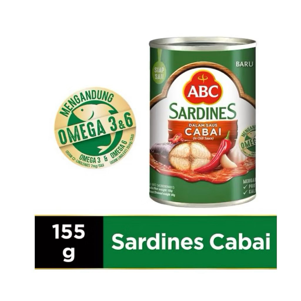 Sarden ABC Kecil 155gr