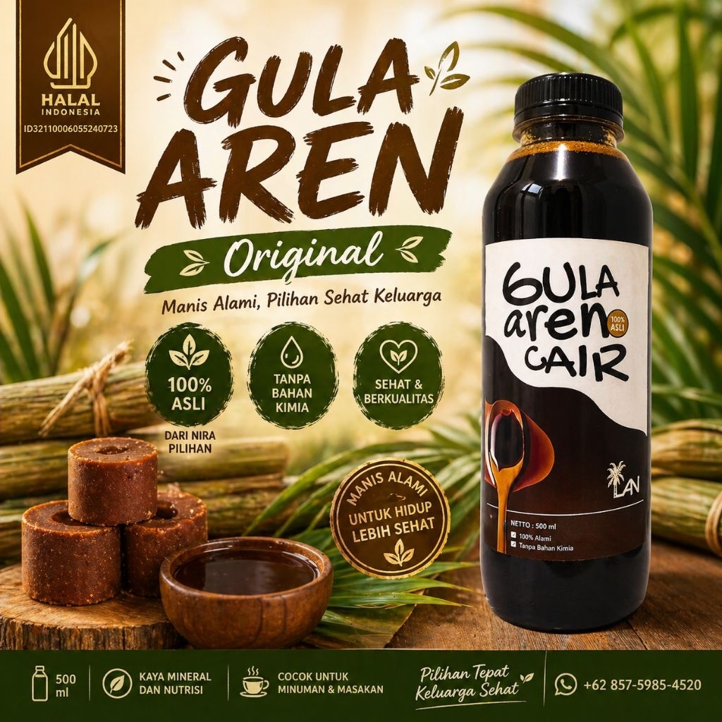 gula aren cair