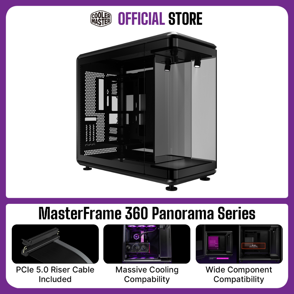 Cooler Master MasterFrame 360 Panorama Series ATX PC Case