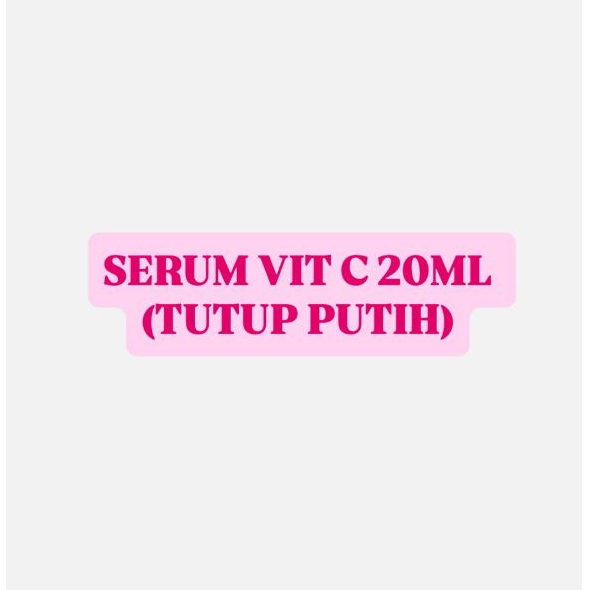 AMAVI - SERUM VIT C 20ML (TTP PUTIH)