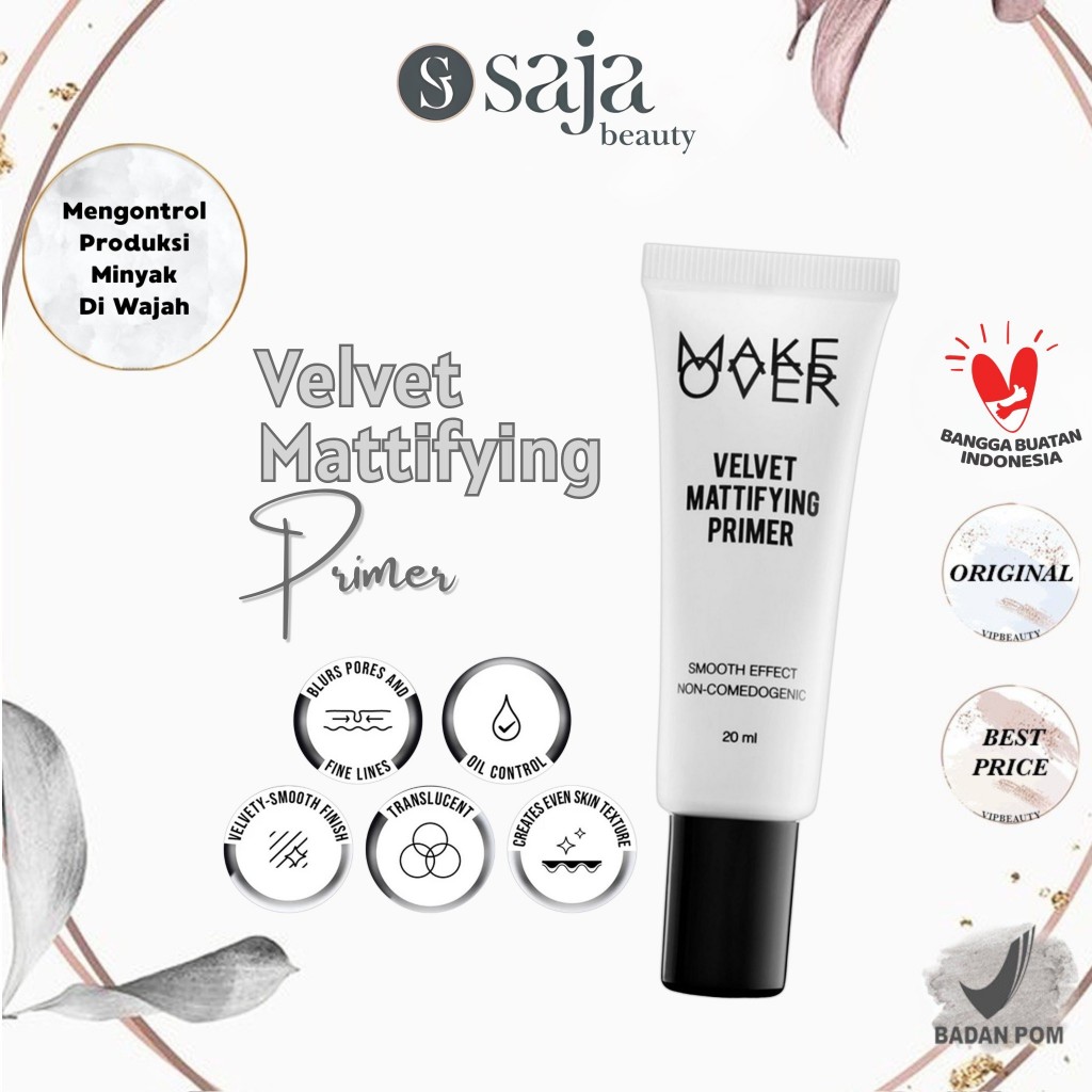 MAKE OVER Velvet Mattifying Primer 20ml - Makeup Primer