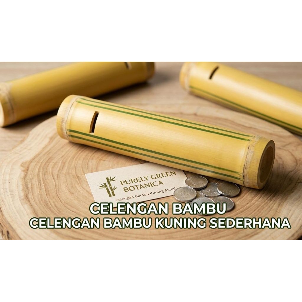 Celengan Sederhana Bambu Kuning