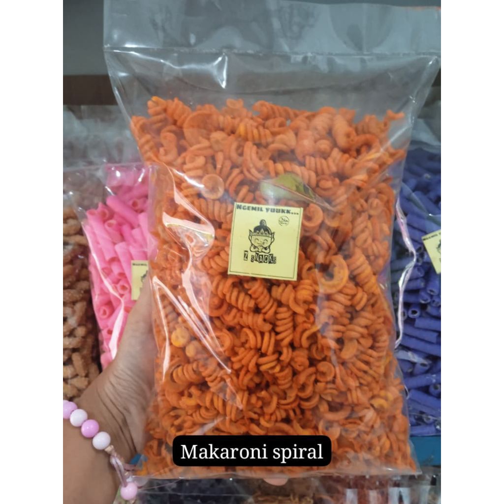 makaroni spiral daun jeruk