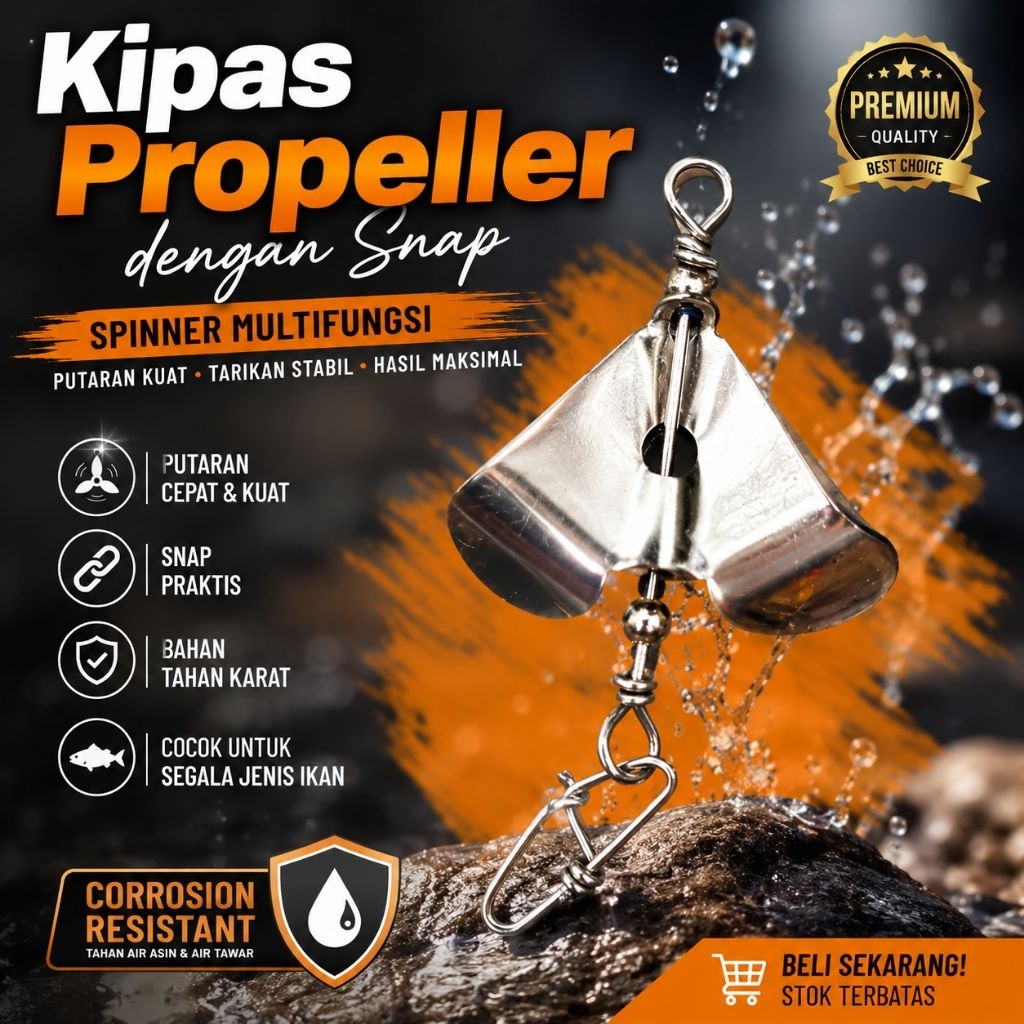 1 Pcs Kipas Propeller dengan Snap