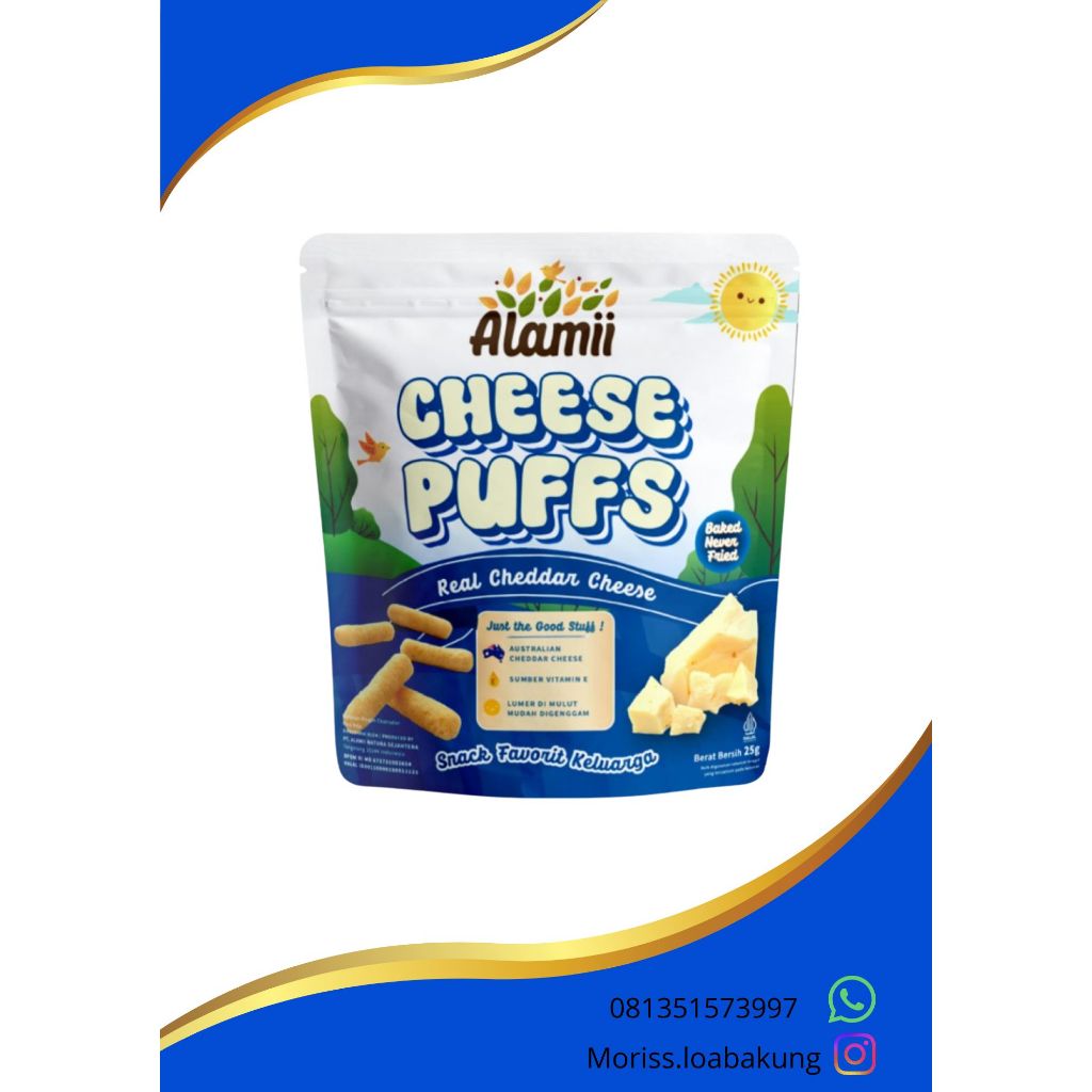 Alamii Cheese Puff Snack Bayi