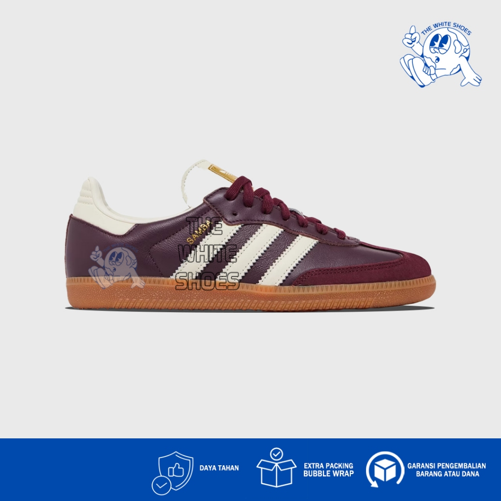 Sepatu Adidas Samba OG Maroon
