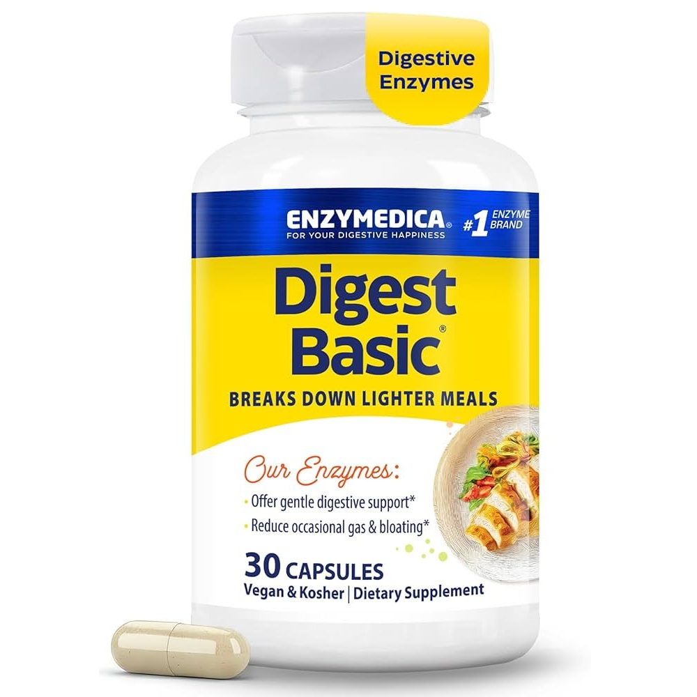 Enzymedica Digest Basic Essential Enzyme Formula Esential 30 capsules