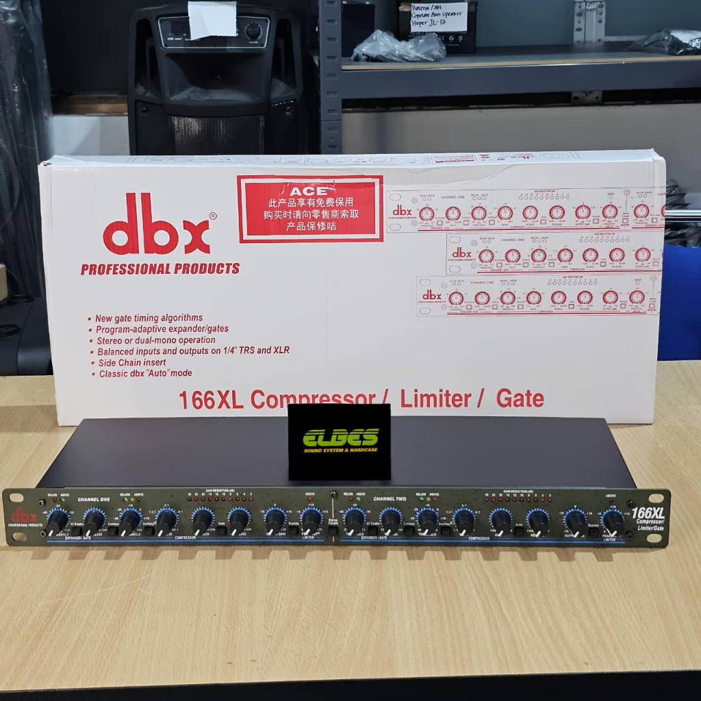 COMPRESOR DBX 166XL COMPRESSOR LIMITTER GATE GRADE A