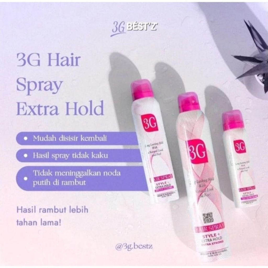 3G Styling Spray Extra Hold Extra Strong 420ml
