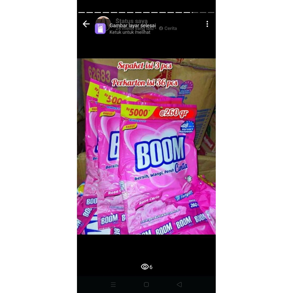 [9PCS] DETERGEN BUBUK BOOM