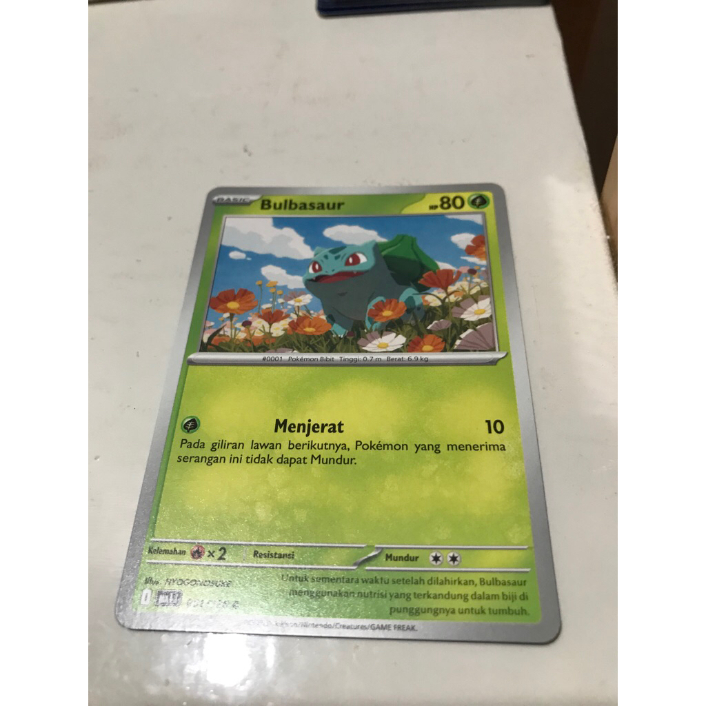 kartu pokemon bulbasaur