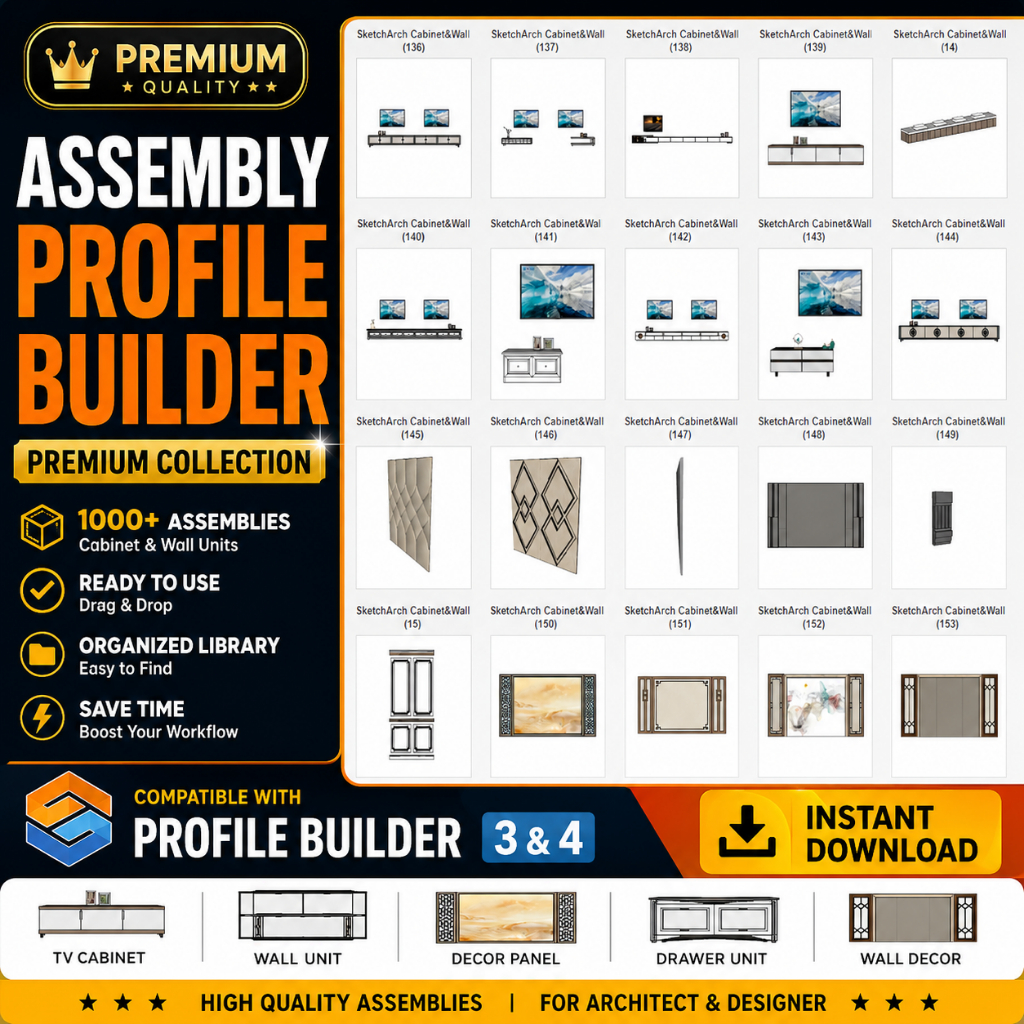 Assembly profile builder premium | sketchup